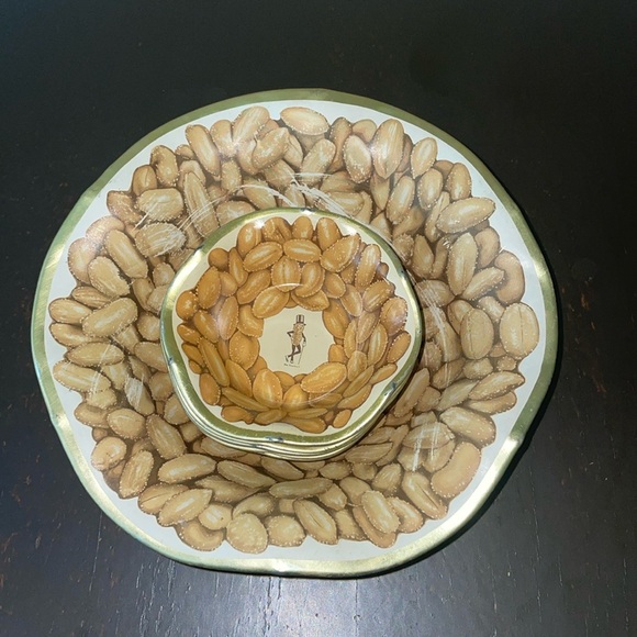 💛VTG Mr.Peanut metal serving set - Picture 2 of 9